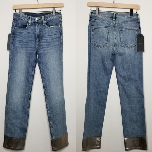 Rag & Bone ankle cigarette jeans Size 25 NWT - Picture 2 of 6